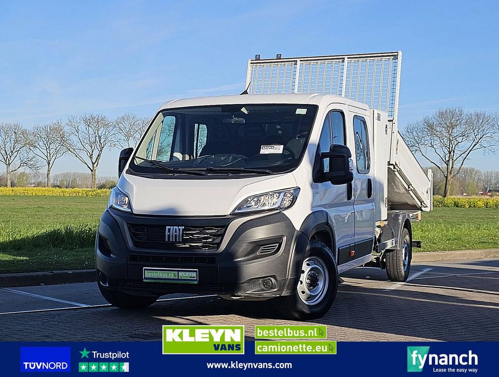 Fiat DUCATO 2.2 Dub.Cab Kipper Euro6, Auto's, Bestelwagens en Lichte vracht, Bedrijf, ABS, Airconditioning, Centrale vergrendeling