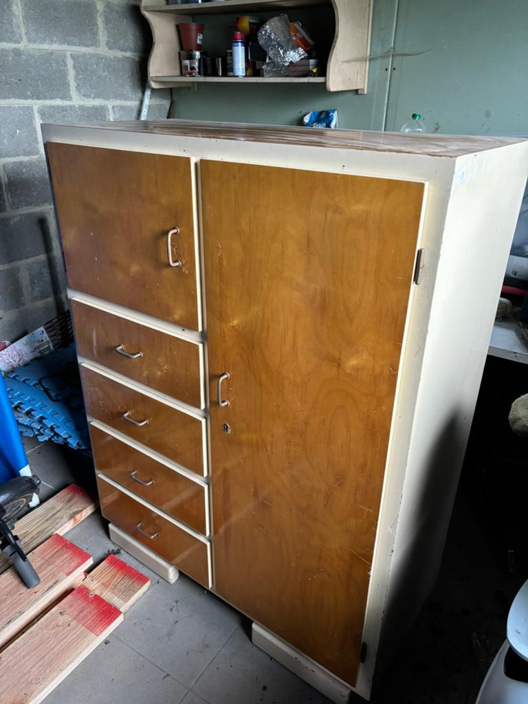 Vintage kast - nooit gebruikt, Antiek en Kunst, Antiek | Meubels | Kasten, Ophalen