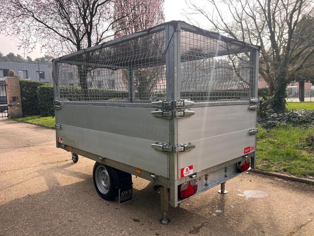 INCL BTW Alu plateau 750kg 250-150 loofrekken steunpoten etc, Enlèvement, Comme neuf