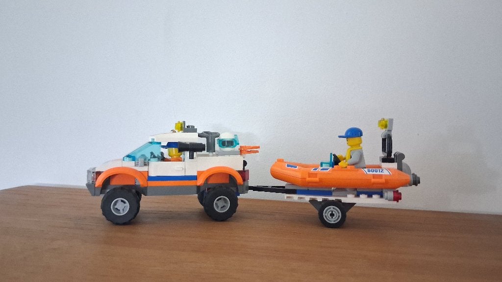 LEGO City 4x4 Duikersboot 60012, City, Enlèvement ou Envoi, Lego, Ensemble complet