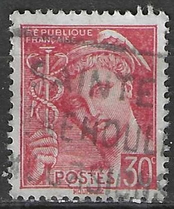 France 1938/1941 - Yvert 412 - Type Mercure - 30ème siè (ST), Envoi, Affranchi
