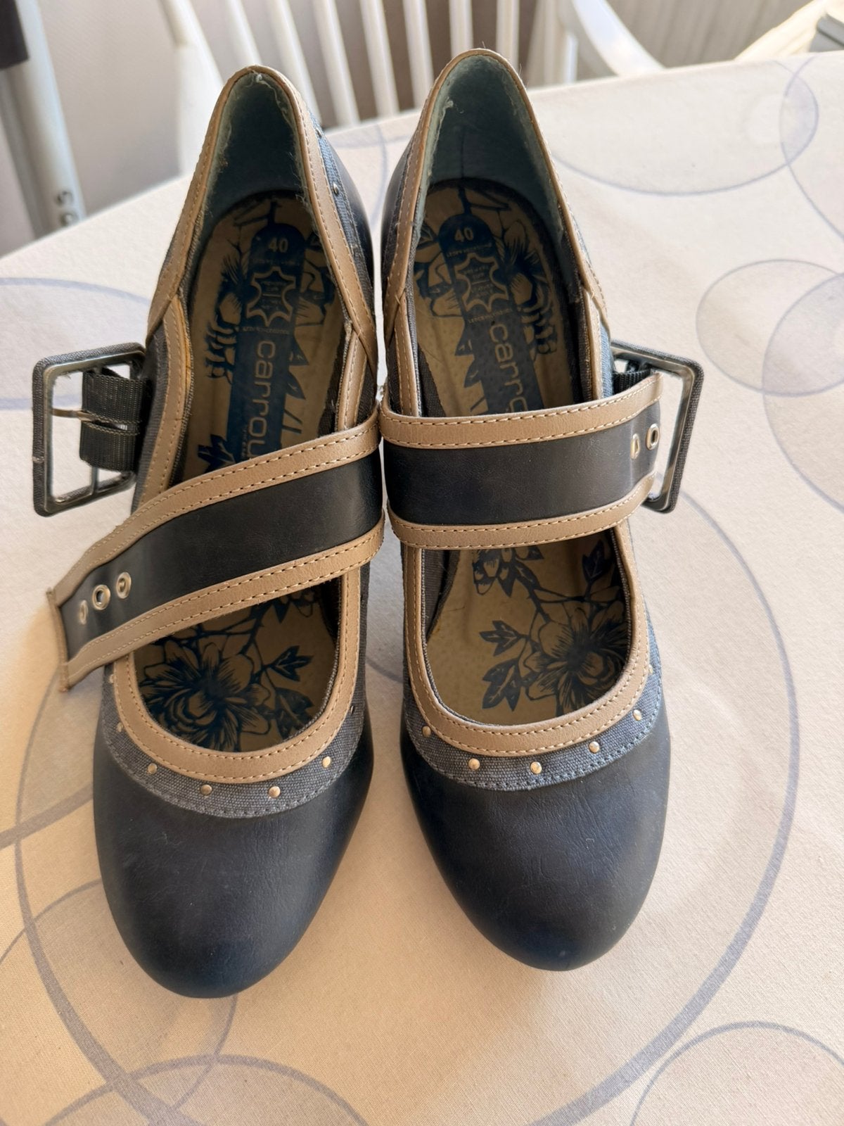 Pumps, Enlèvement, Comme neuf, Bleu, Escarpins