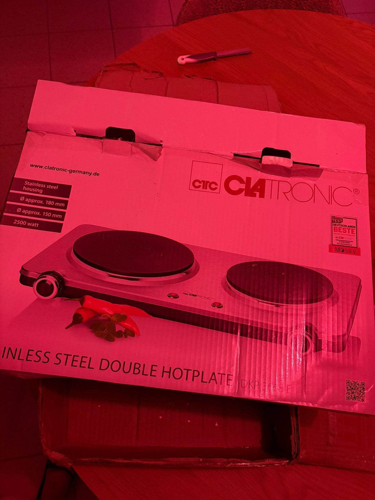 Elektrisch fornuis een paar keer gebruikt, Handtassen en Accessoires, Ophalen, Zo goed als nieuw