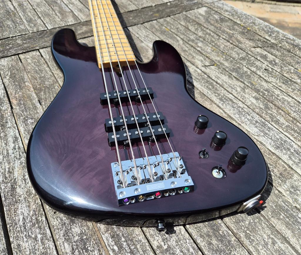 Franck Beliér Custom Jazz V 2005 (Handbuild), Muziek en Instrumenten, Ophalen, Gebruikt, Elektrisch, 5-snarig
