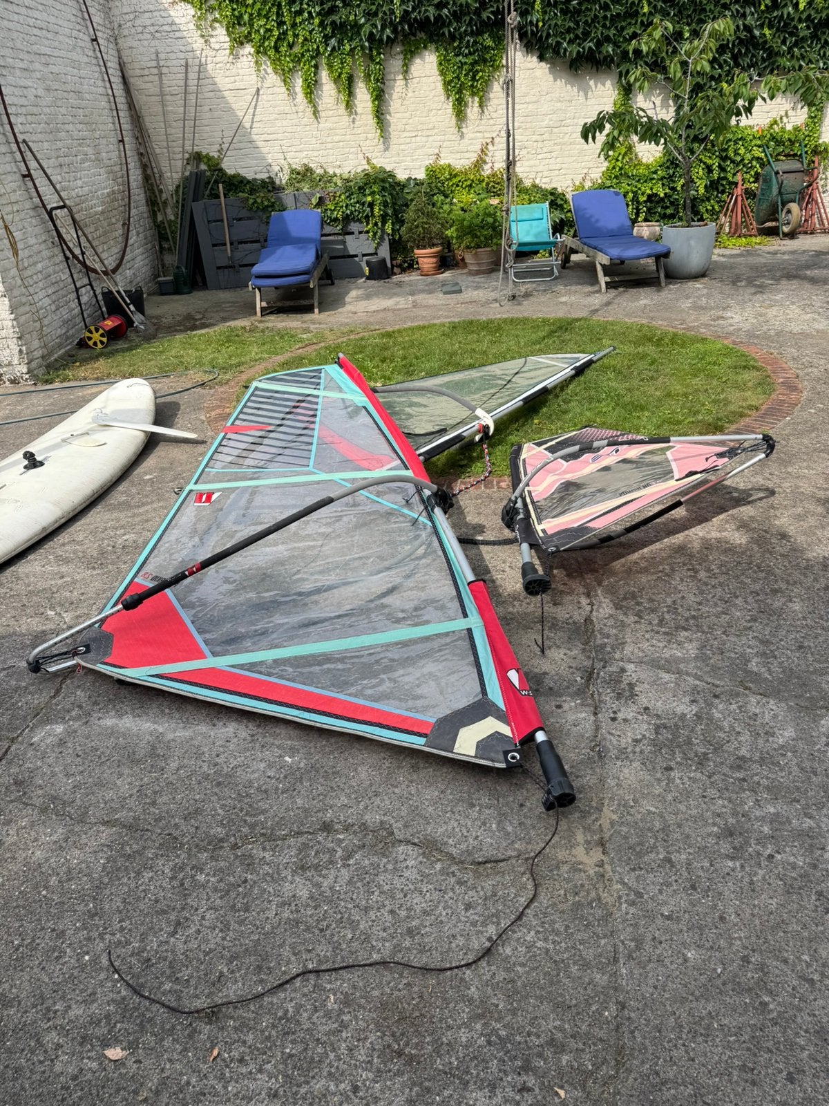Windsurf set Kids, Watersport en Boten, Windsurfen, Gebruikt, Complete set, 300 cm of meer, Ophalen