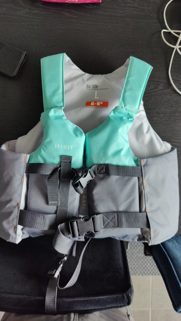 Reddingsvest / Zwemvest, Watersport en Boten, Watersportkleding, Ophalen, Zo goed als nieuw, Reddingsvest of Zwemvest, Decathlon