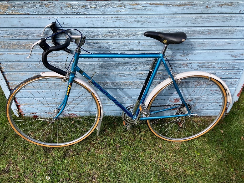 Vintage fiets Motobecane, Fietsen en Brommers, 28 inch, Gebruikt, 10 tot 15 versnellingen, Velgrem