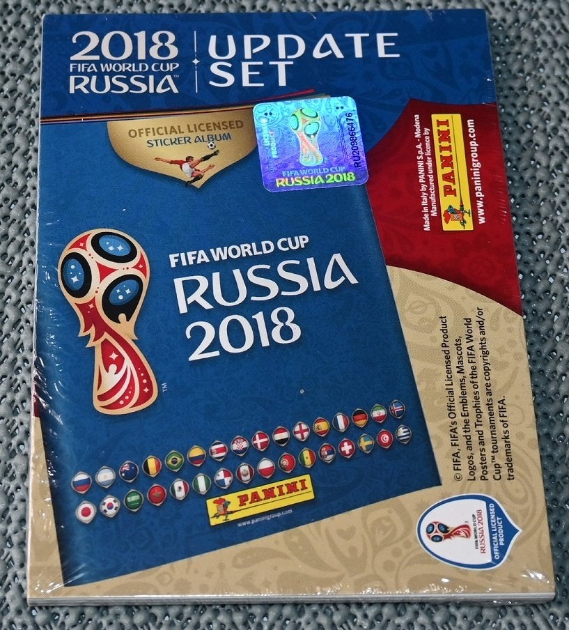 Panini UPDATE Russia 2018 / 96 stickers, Verzenden, Nieuw, Poster, Plaatje of Sticker