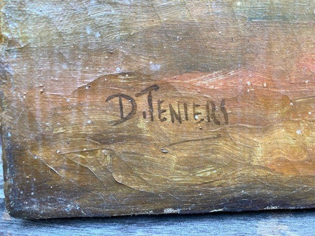 Tableau David Teniers (II) le jeune. 1610-1690., Portrait ou Personnes, Enlèvement, Toile, Vieux hollandais