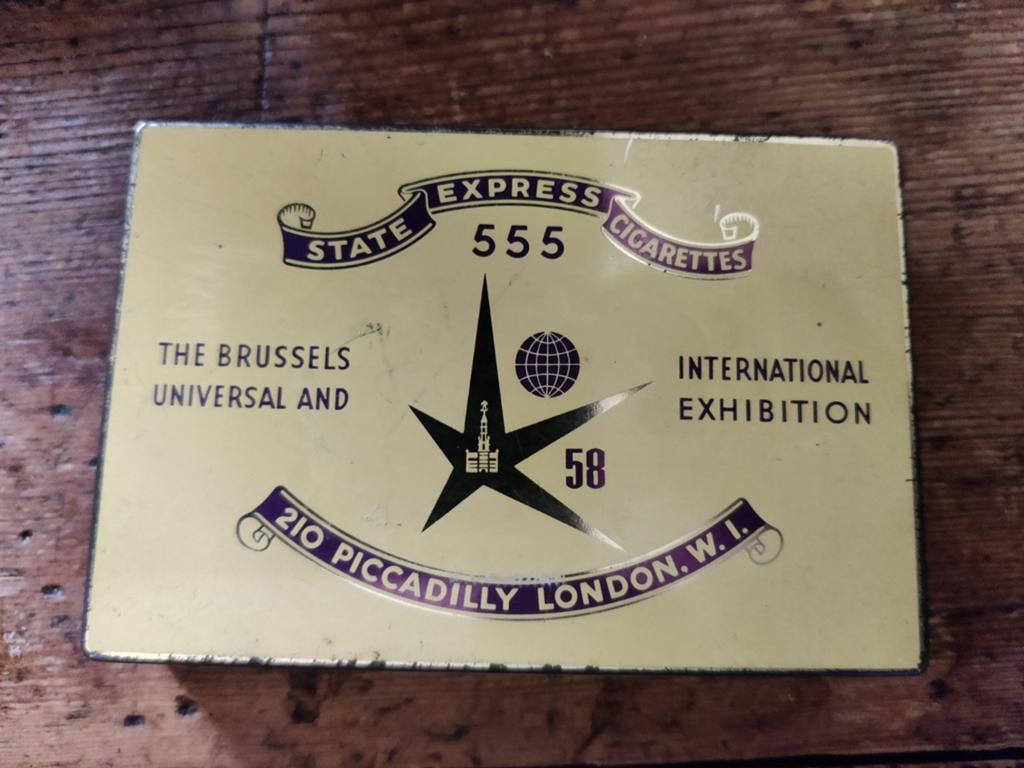 Boîte à cigarettes Blik Expo 58., Enlèvement ou Envoi