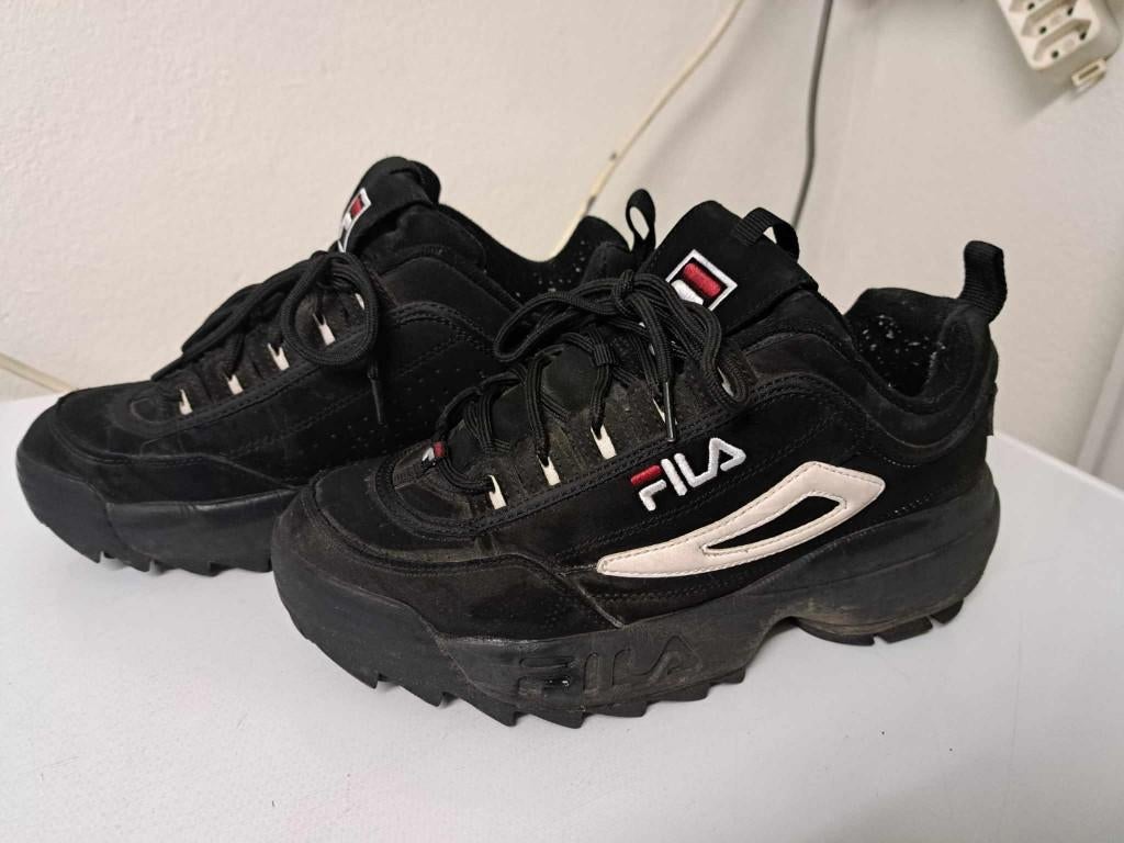 fila's 39, Ophalen, Zwart, Zo goed als nieuw, Sneakers