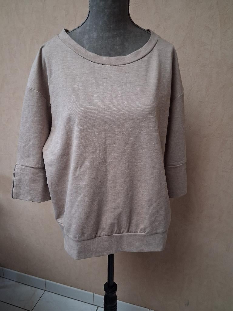 Trui, Kleding | Dames, Truien en Vesten, Beige, Ophalen of Verzenden, Gedragen, Maat 46/48 (XL) of groter