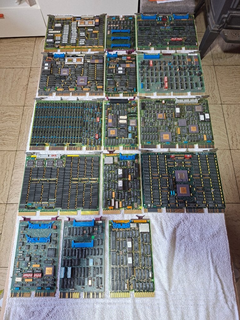 Lot carte informatique vintage, Enlèvement, Comme neuf, Domaine spécialisé ou Industrie