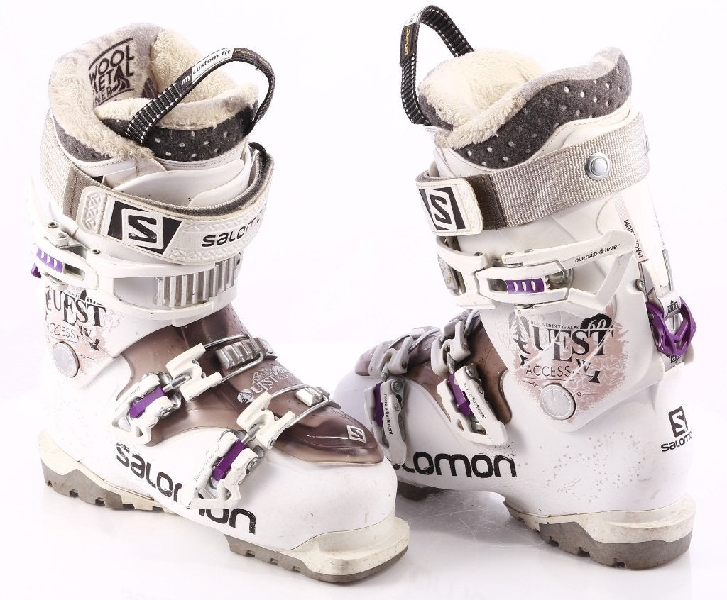 Chaussures de ski 36.5 ; 37 EU pour femmes SALOMON QUEST, Carving, Salomon, Utilisé, Chaussures