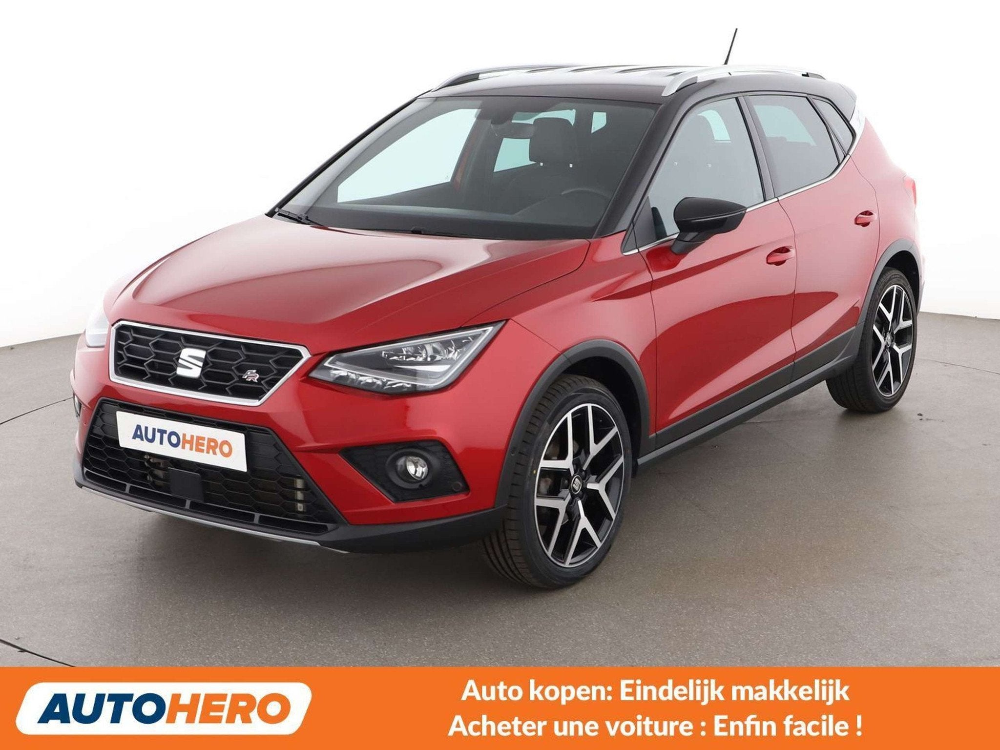 SEAT Arona 1.0 TSI FR (année de construction 2021), Autos, Seat, Rouge, Achat, 1210 kg, Noir