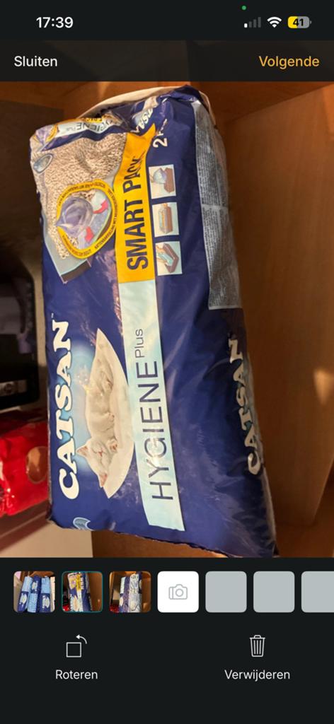 3 pakken catsan smart pack kattebakvulling, Dieren en Toebehoren, Kattenbakken, Ophalen, Nieuw, Gesloten