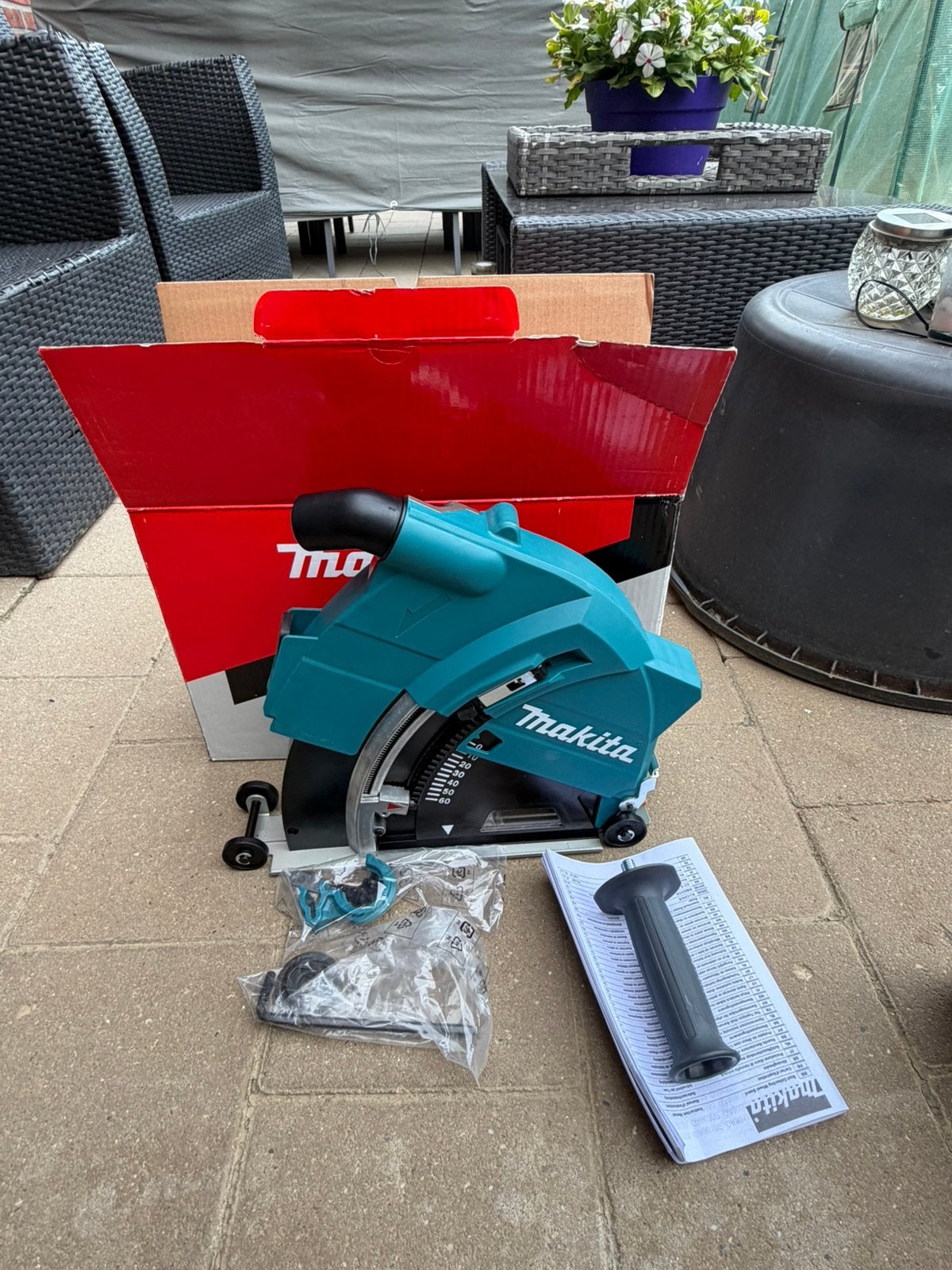 Makita stofzuikap voor grote slijpschijf, Enlèvement