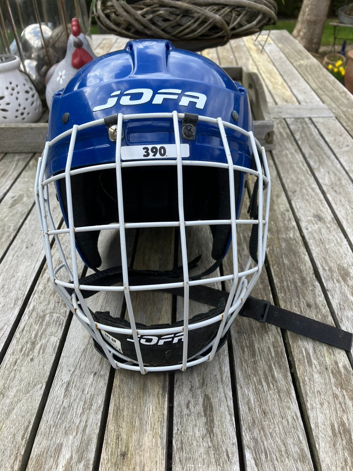 Hockey helm maat. 55-62, Sport en Fitness, Ophalen, Zo goed als nieuw