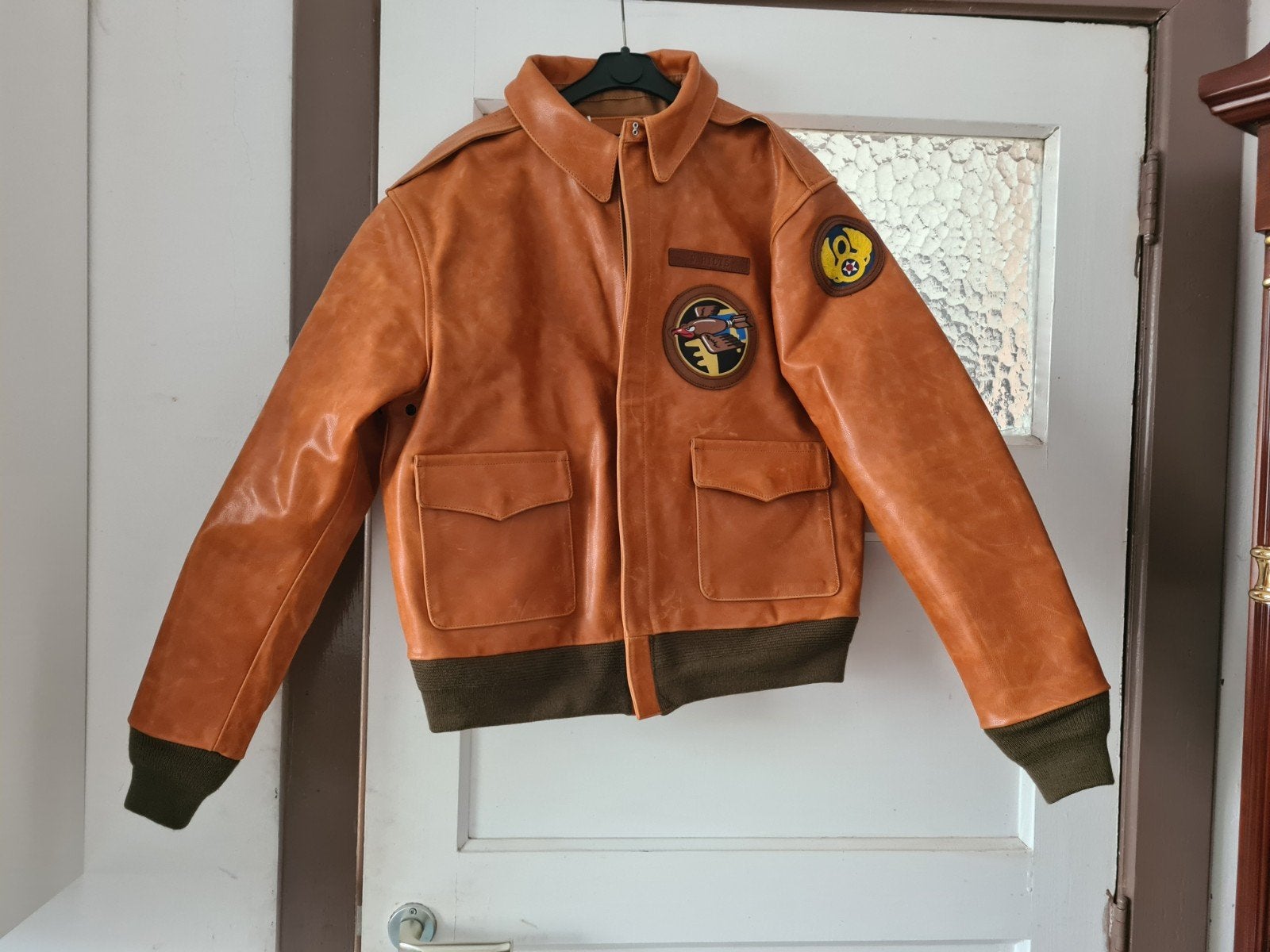 veste en cuir A2 US ARMY AIRFORCE PILOT NEUF Taille S 400€, Enlèvement, Neuf, Taille 46 (S) ou plus petite