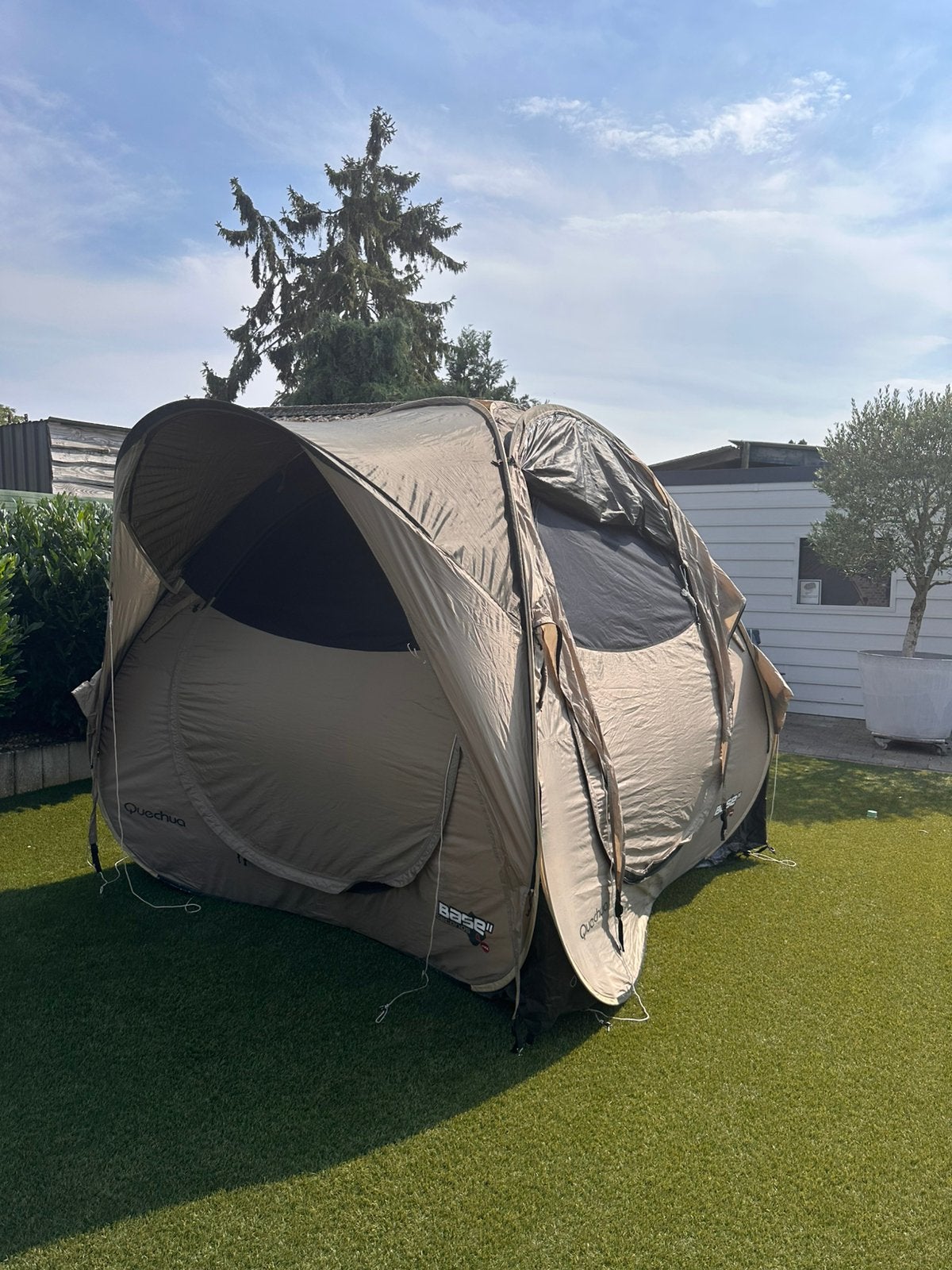 Base second tent TE KOOP, Caravans en Kamperen, Tenten, Ophalen, Zo goed als nieuw, Tot en met 2