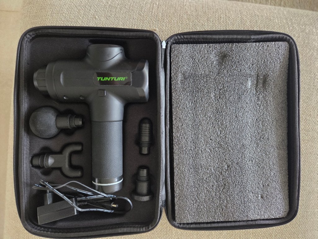 Tunturi MG50 Massage Gun, Sport en Fitness, Ophalen, Zo goed als nieuw, Apparaat