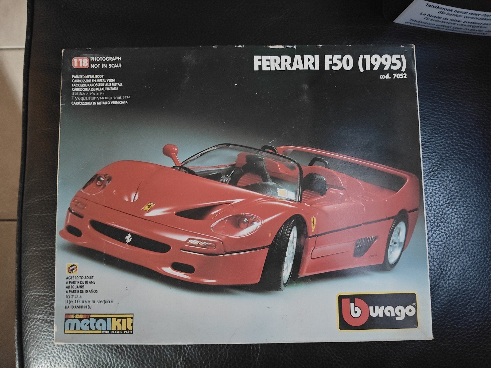 Burago: Ferrari F50 (1995), Hobby en Vrije tijd, Modelbouw | Auto's en Voertuigen, Overige merken, Auto, Groter dan 1:32, Ophalen of Verzenden