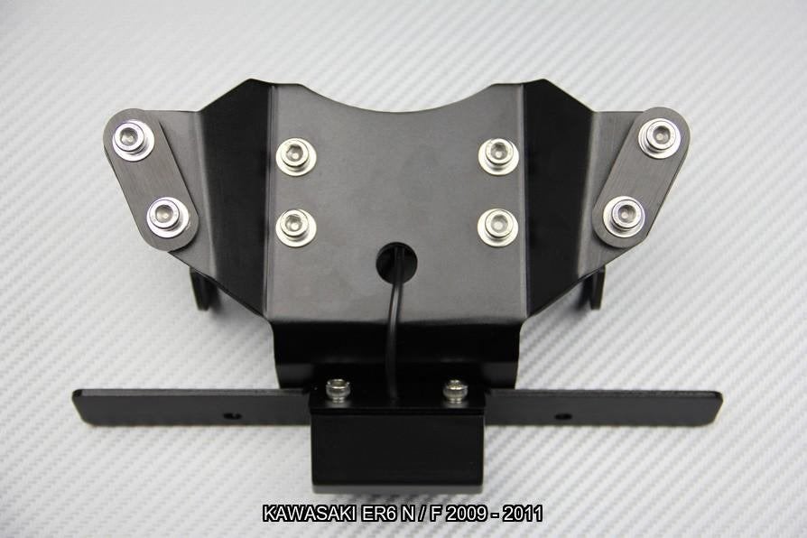 Korte Kentekenplaathouder KAWASAKI ER6 N / F 2009 - 2011, Ophalen of Verzenden, Nieuw