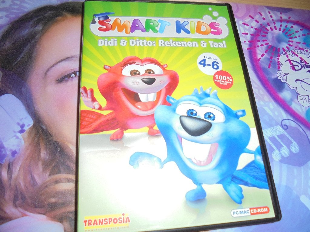 cd-rom smart kids rekenen en taal nederlandstalig 4-6 jaar, Kinderen en Baby's, Ophalen of Verzenden, Zo goed als nieuw, Taal en Lezen