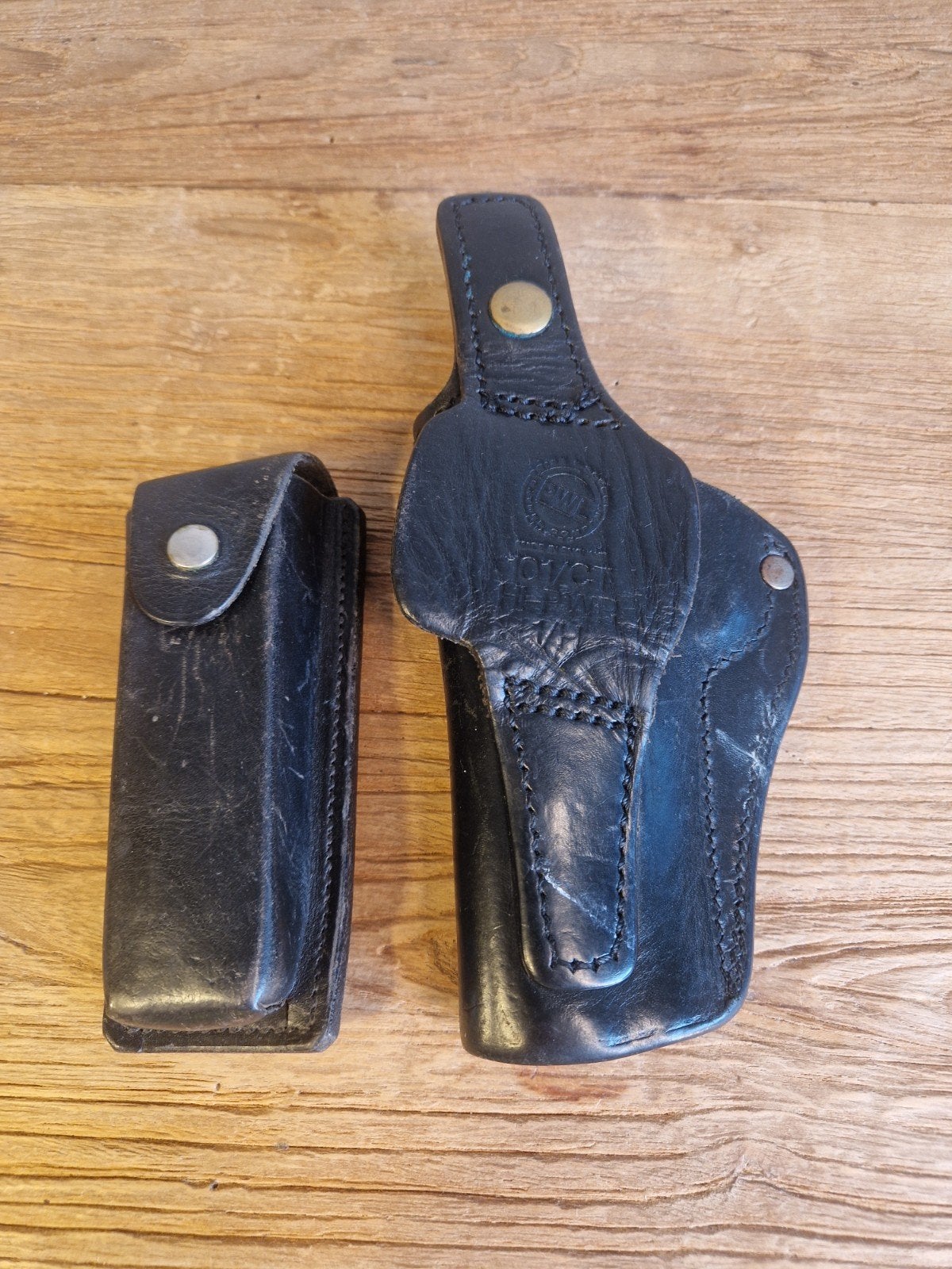 PWL Leren Politie Holster Set (Smith & Wesson 4"), Enlèvement ou Envoi