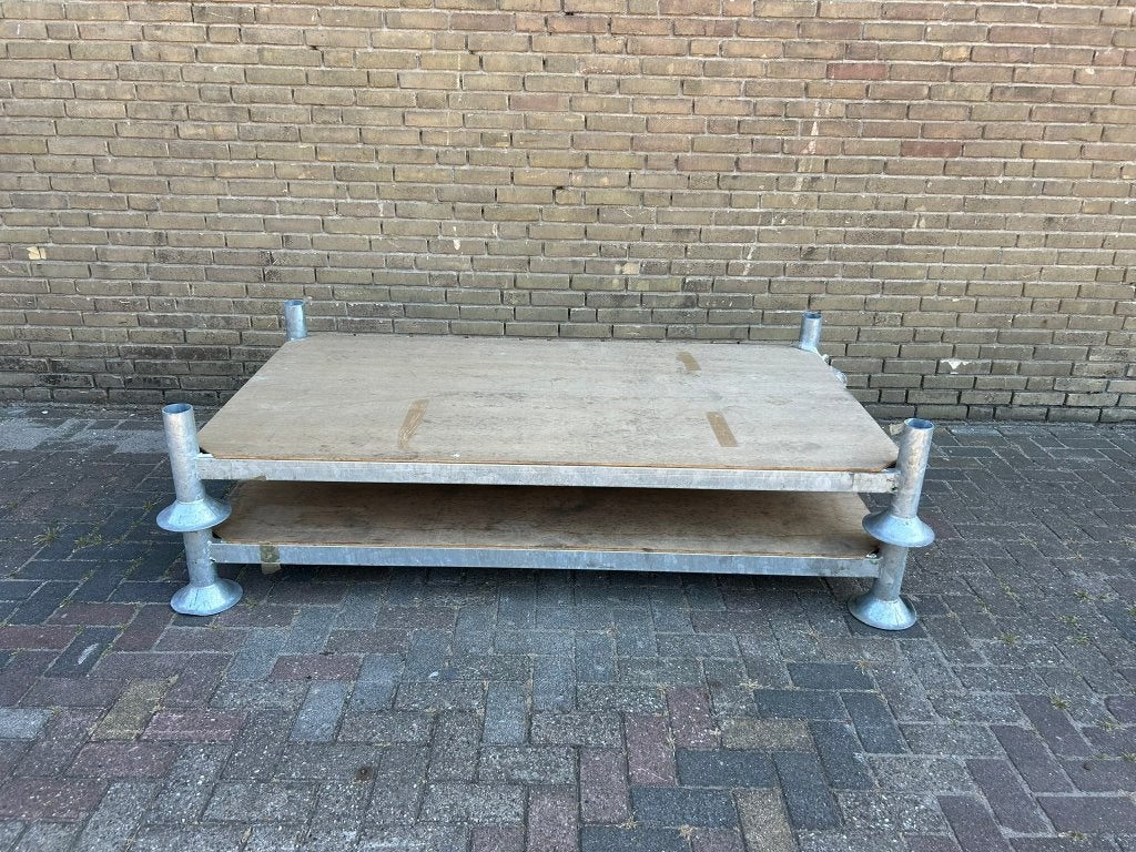 Stapelrek/stapelrack/stapelrekken verzinkt 1850x1000MM 7ST, Ophalen, Gebruikt