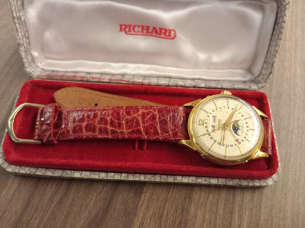 Montre Richard, Montre-bracelet, Autres marques, Enlèvement ou Envoi, Cuir