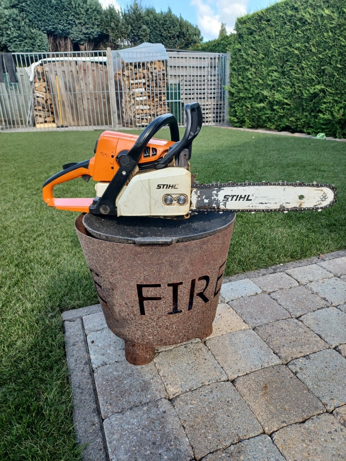 Stihl ms 230 kettingzaag, Tuin en Terras, Ophalen of Verzenden, Gebruikt, Stihl ms 230