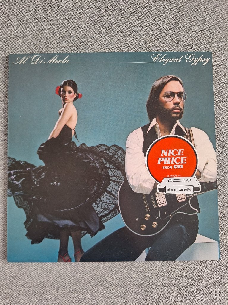 AL DI MEOLA "Elegant Gypsy" jazzfunk LP (197) Topstaat!, CD & DVD, Enlèvement ou Envoi, Rock progressif, Comme neuf, Avec pochette intérieure