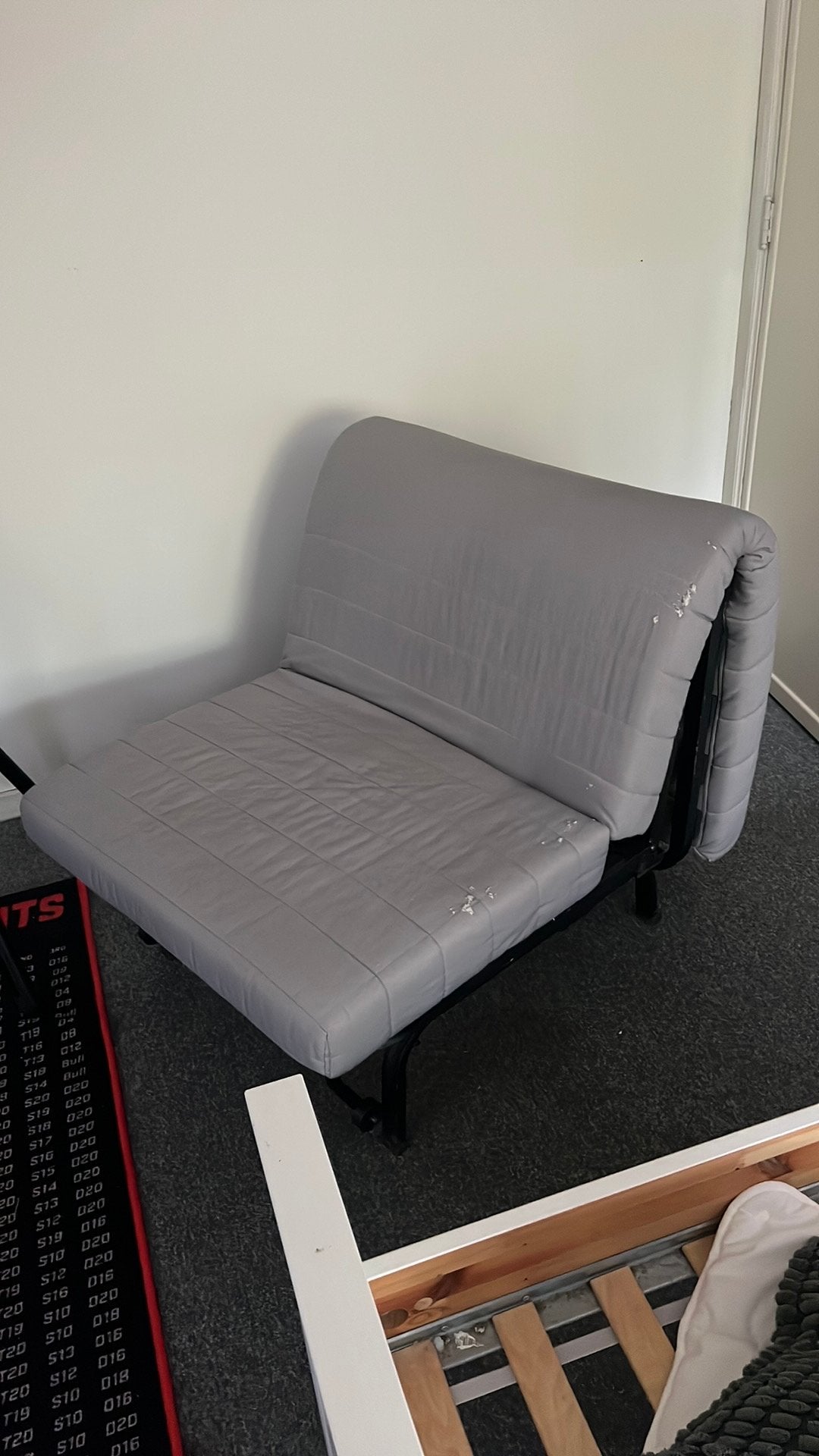 Lycksele slaapfauteuil - MOET WEG VOOR 15/8, Huis en Inrichting, Ophalen, Gebruikt