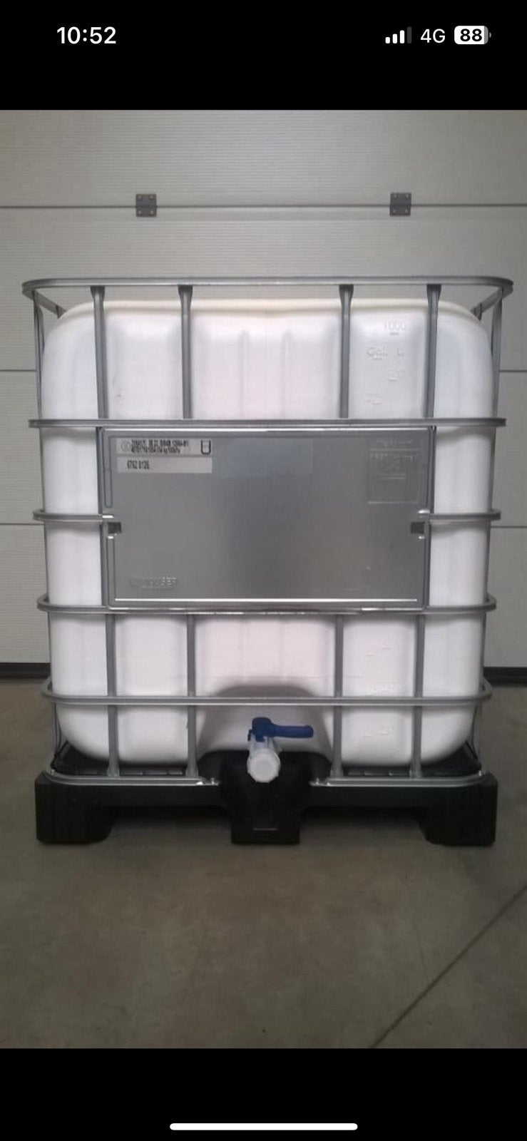Cuvi IBC 1000 litres, Tuin en Terras, Ophalen, Zo goed als nieuw