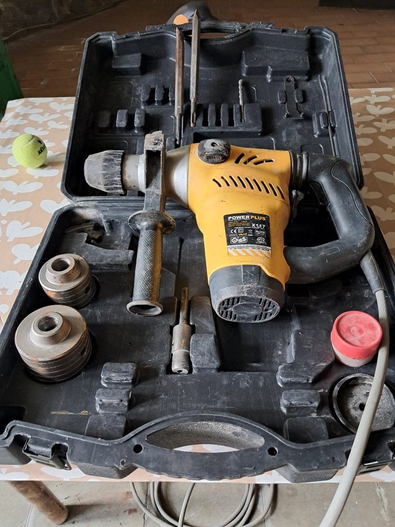 Marteau-piqueur Powerplus, Bricolage & Construction, Outillage | Foreuses, Enlèvement, Utilisé, 600 watts ou plus, Autres types