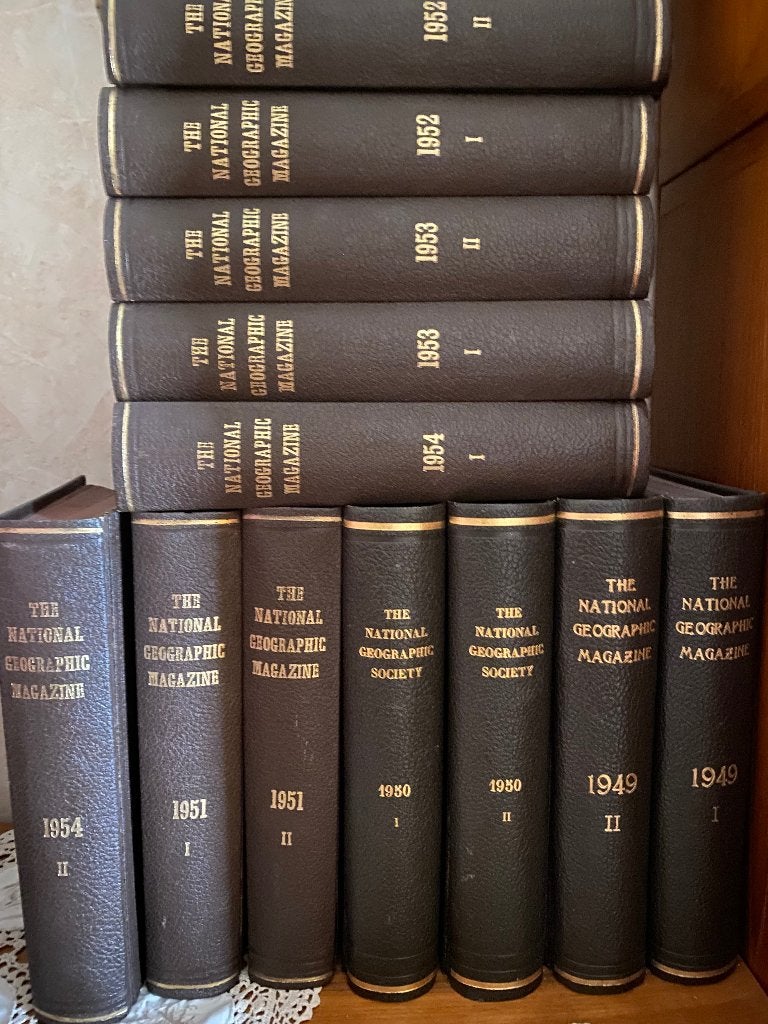 Oude boeken National Geographic, Antiquités & Art, Antiquités | Livres & Manuscrits, Enlèvement
