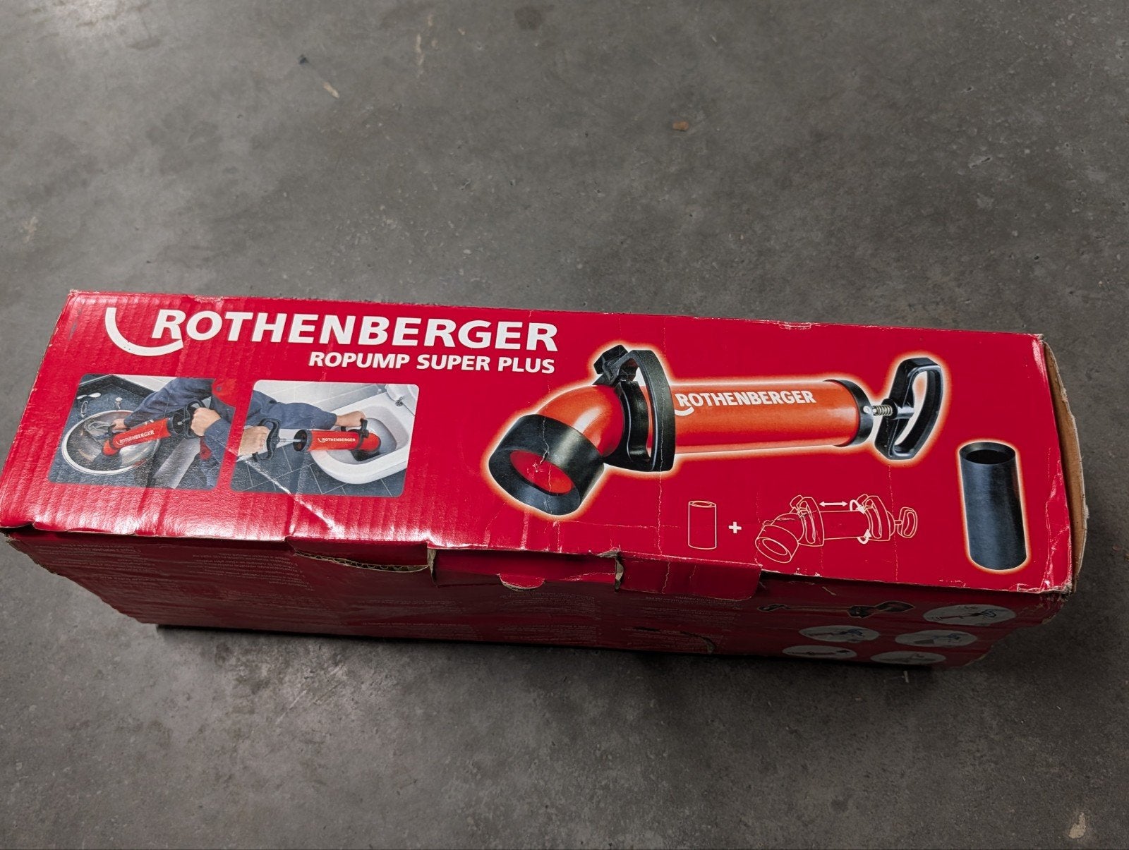 Déboucheur à pompe pro. ROTHENBERGER ROPUMP SUPER PLus, Ophalen of Verzenden