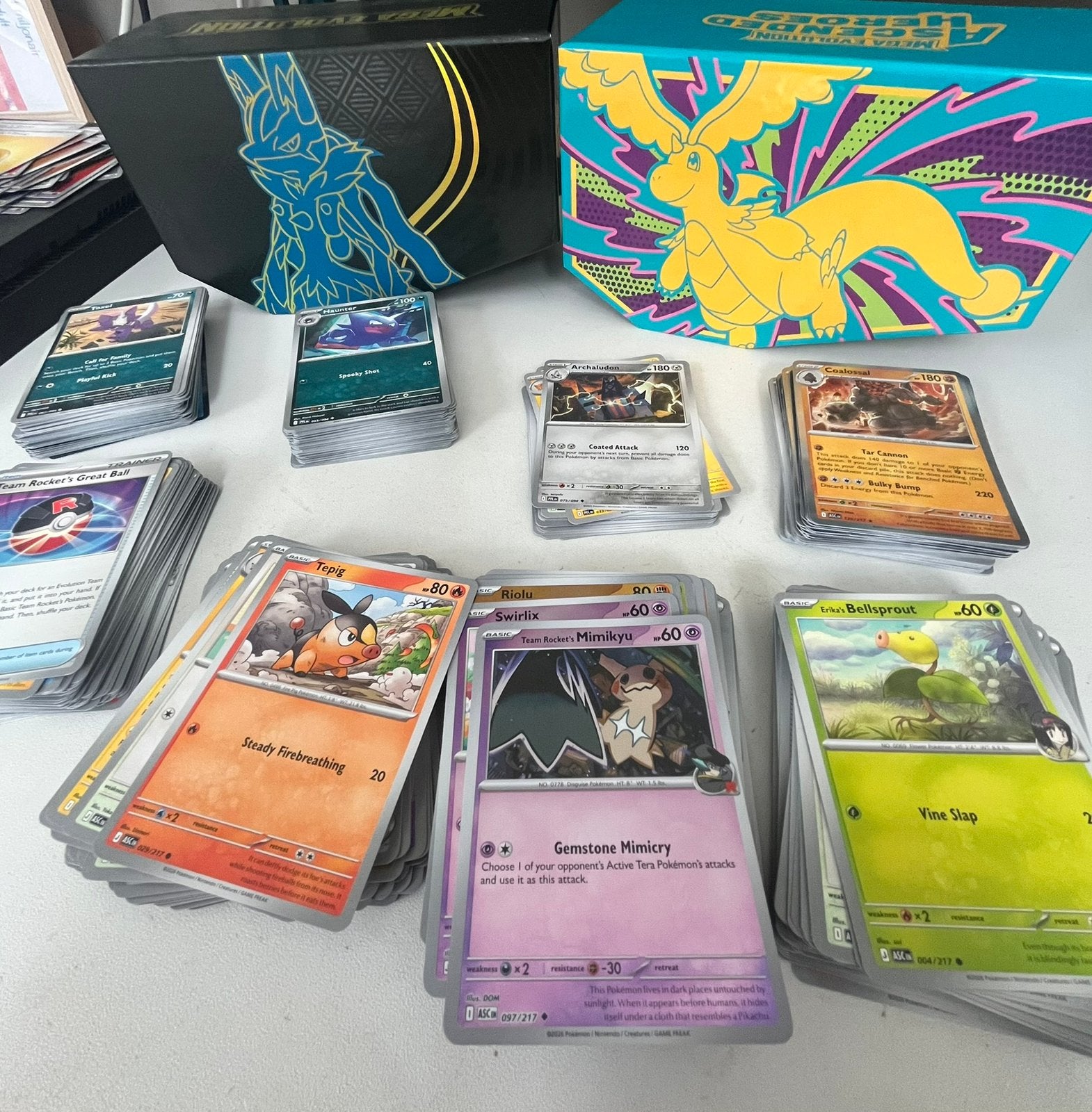 Bulk van verschillende sets +-400 kaarten, Enlèvement ou Envoi, Comme neuf