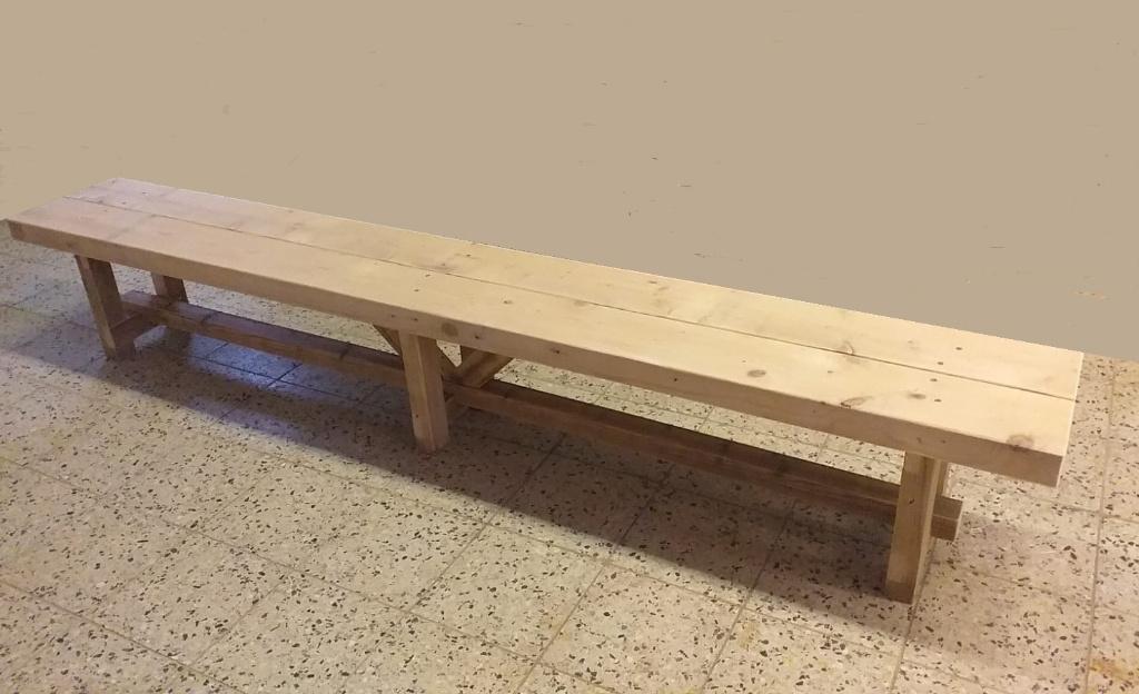 Tuinbankjes, tuintafels van balken sloophout / hardhout., Tuin en Terras, Tuinbanken, Ophalen of Verzenden, Nieuw, Hout