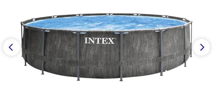 Zwembad Intex 457x122, Enlèvement, Comme neuf