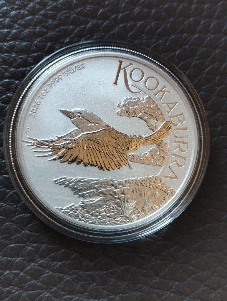 1oz 999 zilver kookaburra 2026, Ophalen of Verzenden, Zilver