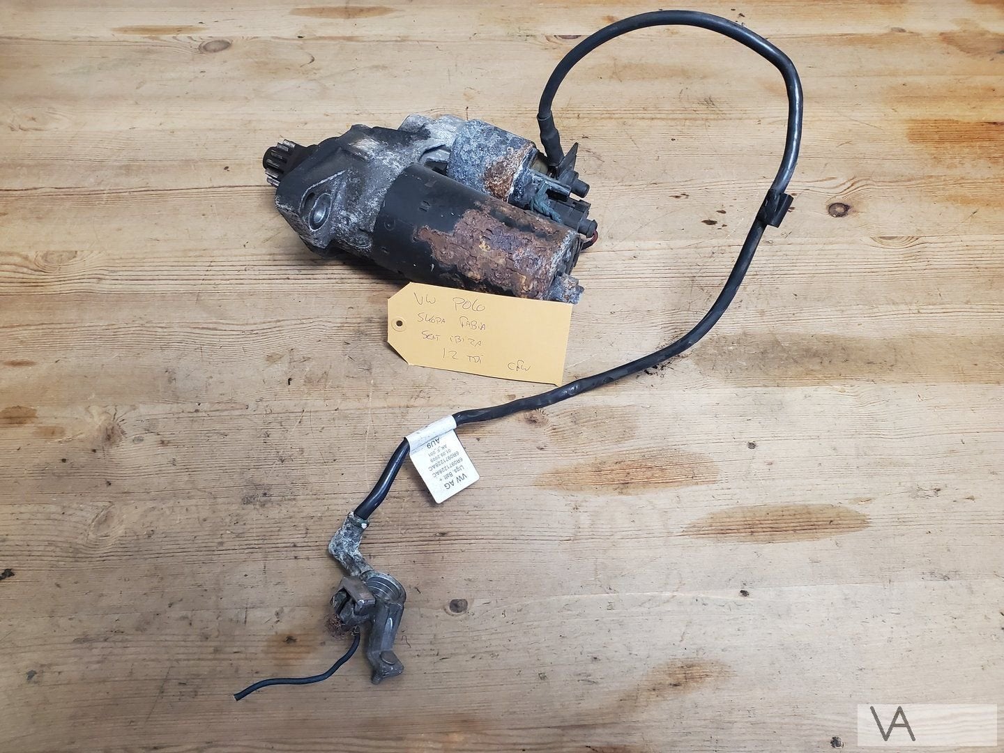 VW Polo 6R / Skoda Fabia / Seat Ibiza 1.2 tdi startmotor €20, Volkswagen, -, Utilisé, -