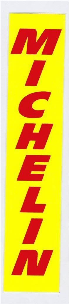 Michelin verticale sticker #54, Motoren, Accessoires | Stickers, Verzenden