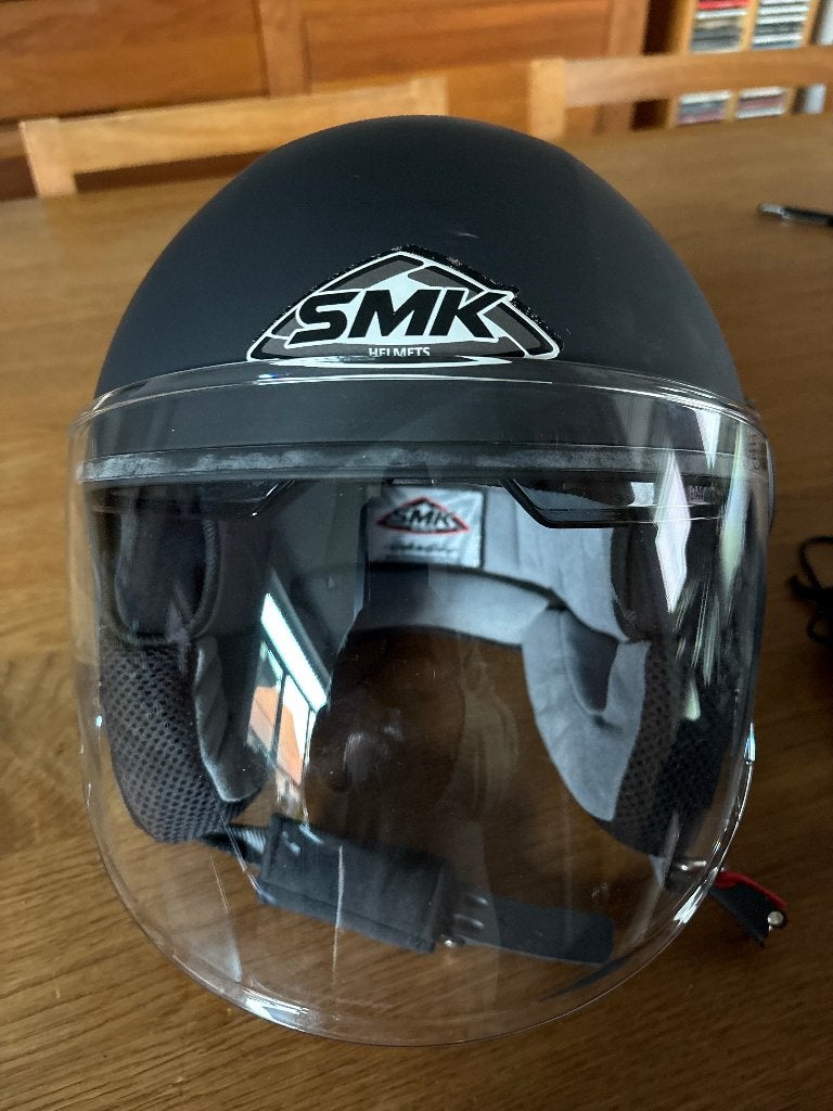 casque de moto, Vélos & Vélomoteurs, Enlèvement, Neuf, Medium, Smk