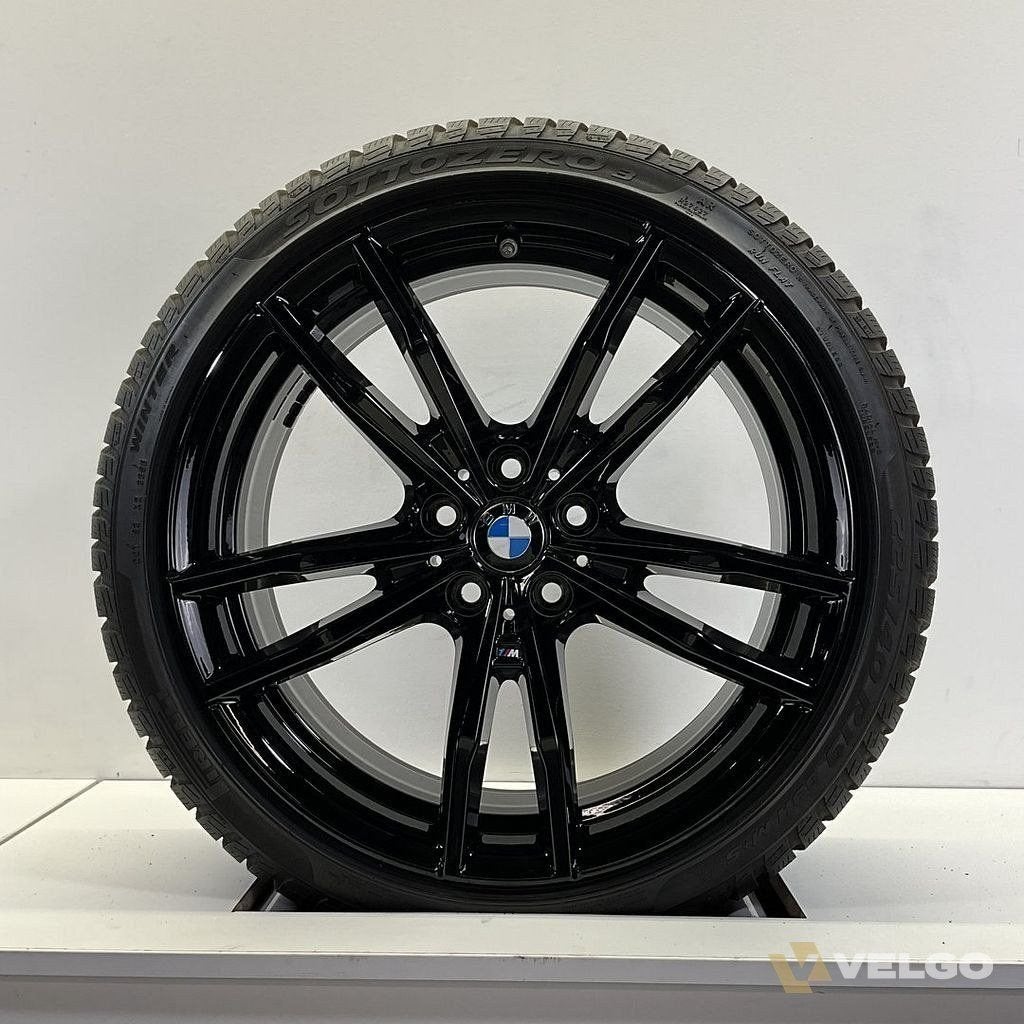 BMW 2 3 4 SERIE G20 G21 G22 G23 G42 SET VELGEN + WINTERBANDE, Auto-onderdelen, 19 inch, Gebruikt, -, -