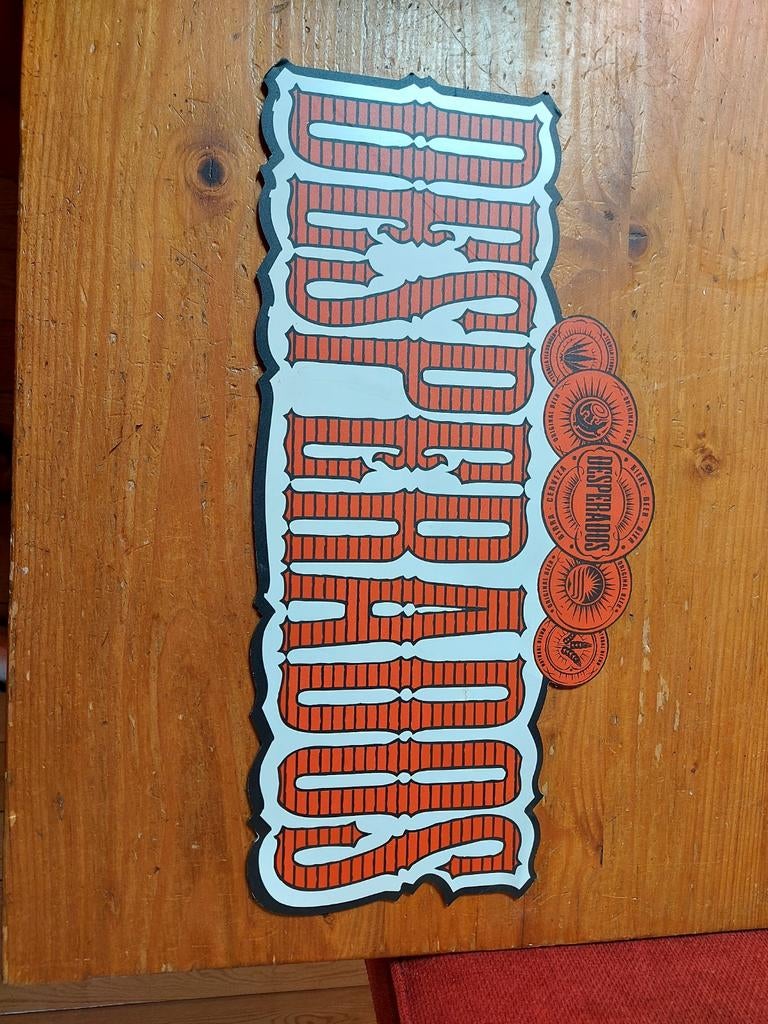 Reclamebord Desperados, Verzamelen, Ophalen of Verzenden