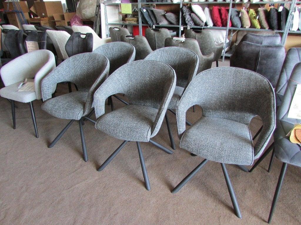 Nieuw stoffen draaistoel 160 euro per stuk., Huis en Inrichting, Ophalen, Nieuw, Vijf, Zes of meer stoelen, Stof