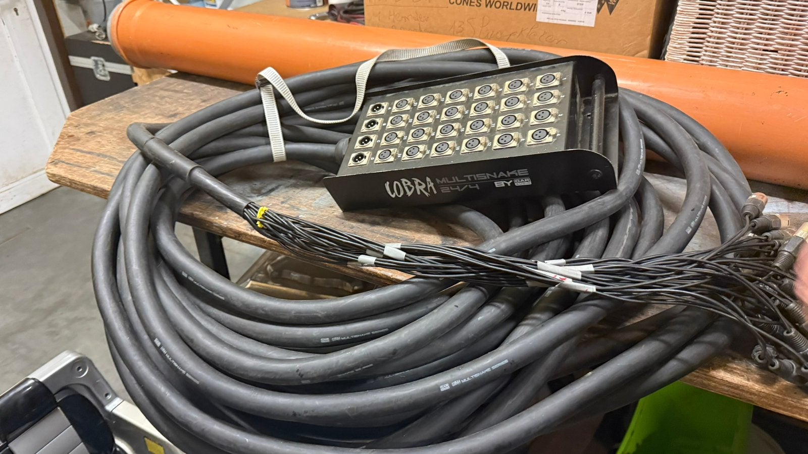 Te Koop: DAP Audio Cobra Multisnake 24/4 30 meter Stagebox, Ophalen, Zo goed als nieuw