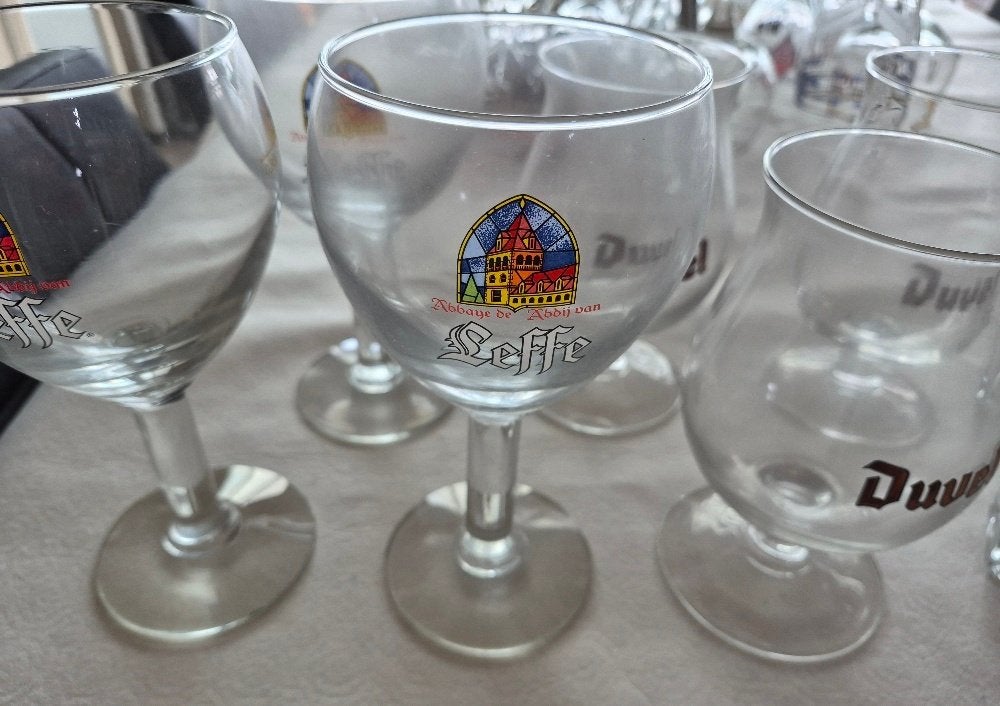 9 bierglazen, Verzamelen, Ophalen, Nieuw